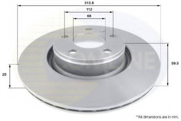 COMLINE ADC1470V Тормозной диск
