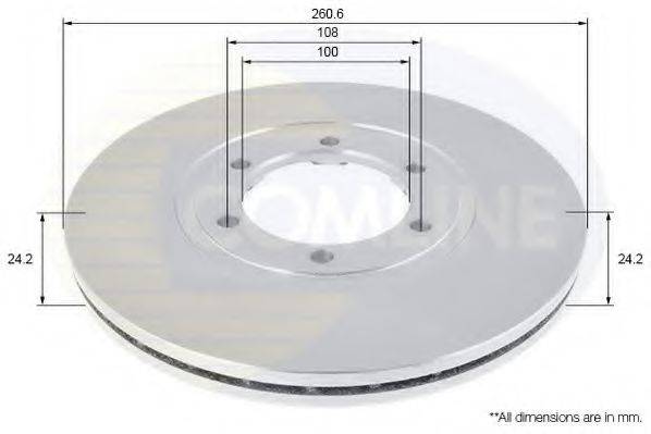 COMLINE ADC1069V Тормозной диск
