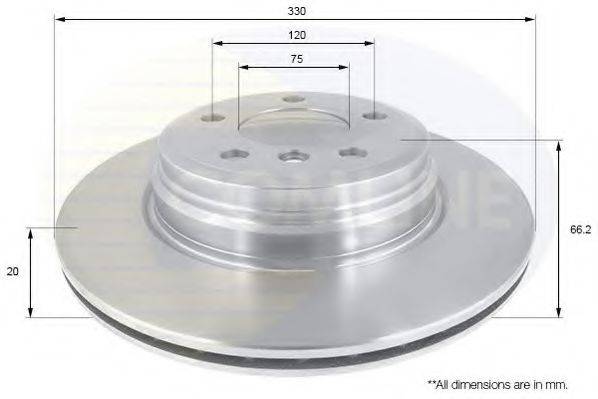 COMLINE ADC1777V Тормозной диск