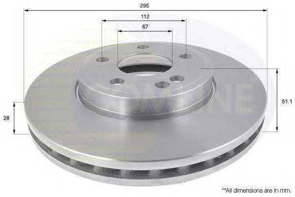 COMLINE ADC1678V Тормозной диск