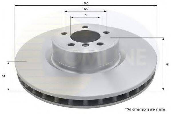 Тормозной диск COMLINE ADC1341V