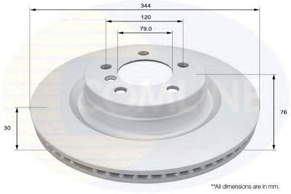 COMLINE ADC1340V Тормозной диск