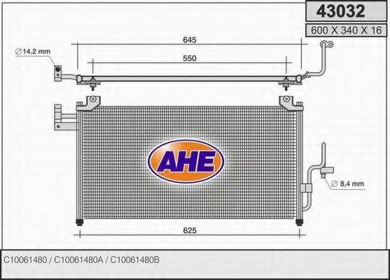 AHE 43032 Конденсатор, кондиционер