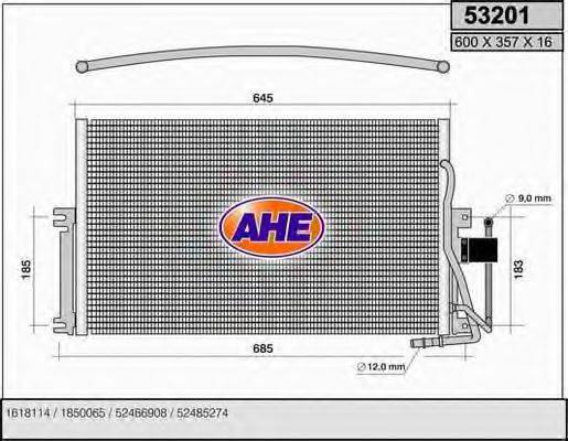 AHE 53201 Конденсатор, кондиционер