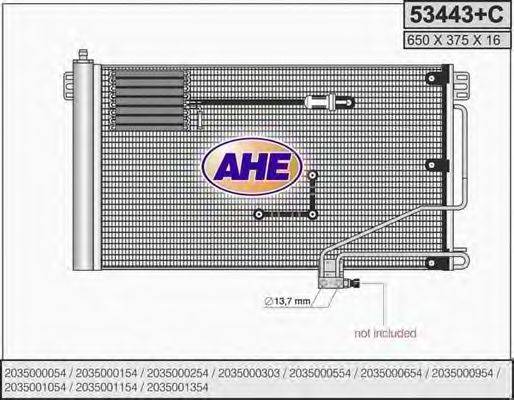 AHE 53443C Конденсатор, кондиционер