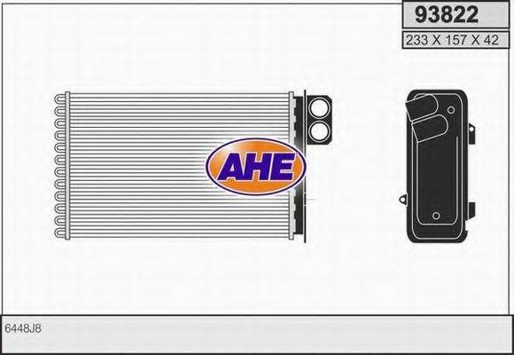 AHE 93822 Теплообмінник, опалення салону