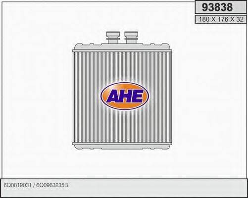 Теплообмінник, опалення салону AHE 93838