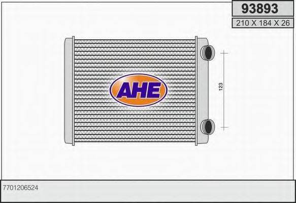 AHE 93893 Теплообмінник, опалення салону