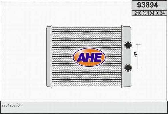 Теплообменник, отопление салона AHE 93894
