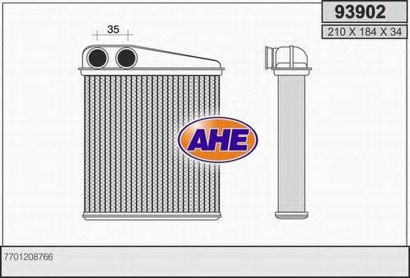 AHE 93902 Теплообменник, отопление салона