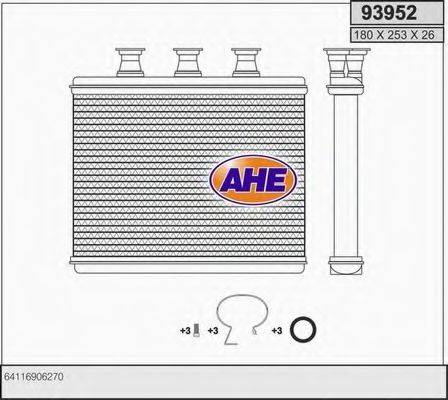 AHE 93952 Теплообменник, отопление салона