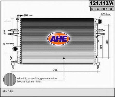 AHE 121113A Радиатор, охлаждение двигателя