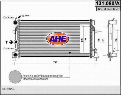 AHE 131080A Радиатор, охлаждение двигателя