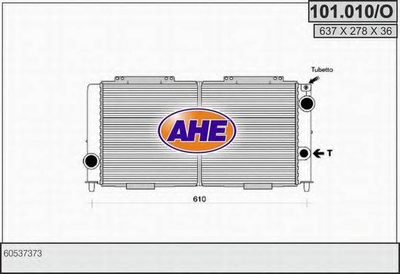 AHE 101010O Радиатор, охлаждение двигателя