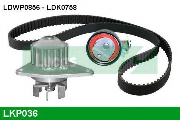 LUCAS ENGINE DRIVE LKP036 Водяной насос + комплект зубчатого ремня