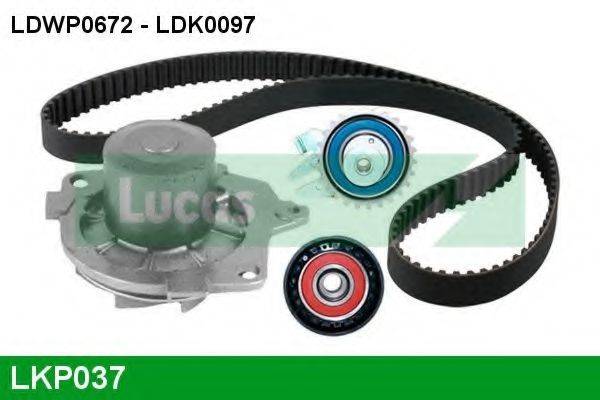 LUCAS ENGINE DRIVE LKP037 Водяной насос + комплект зубчатого ремня