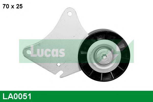 Паразитний / провідний ролик, полікліновий ремінь LUCAS ENGINE DRIVE LA0051