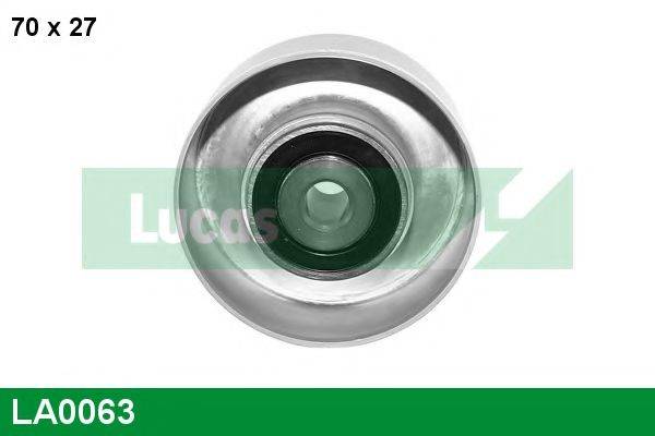 LUCAS ENGINE DRIVE LA0063 Паразитний / провідний ролик, полікліновий ремінь