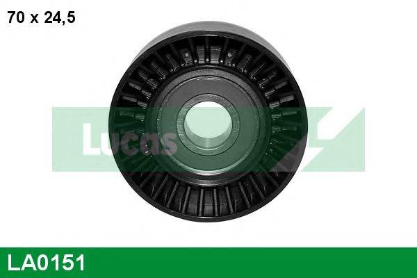 Паразитний / провідний ролик, полікліновий ремінь LUCAS ENGINE DRIVE LA0151
