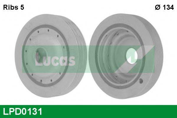 Ремінний шків, колінчастий вал LUCAS ENGINE DRIVE LPD0131