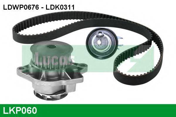 LUCAS ENGINE DRIVE LKP060 Водяний насос + комплект зубчастого ременя