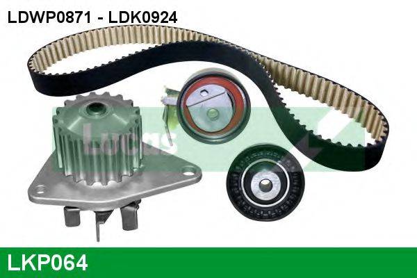 Водяний насос + комплект зубчастого ременя LUCAS ENGINE DRIVE LKP064