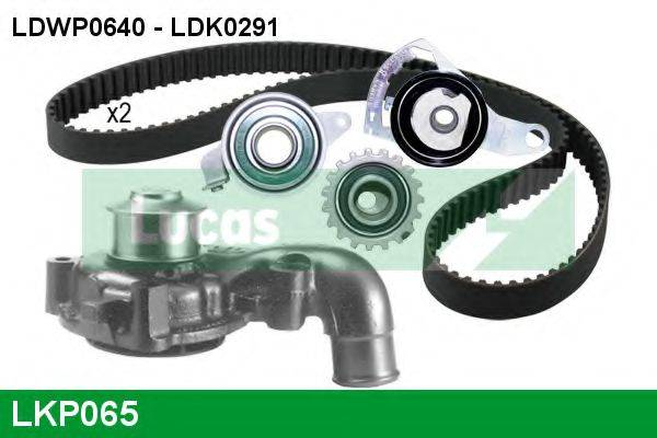 Водяний насос + комплект зубчастого ременя LUCAS ENGINE DRIVE LKP065