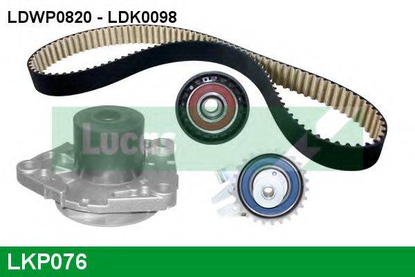LUCAS ENGINE DRIVE LKP076 Водяной насос + комплект зубчатого ремня