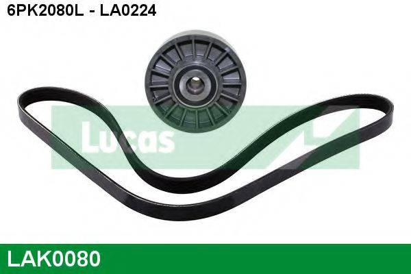 Полікліновий ремінний комплект LUCAS ENGINE DRIVE LAK0080