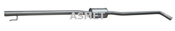 ASMET 30015 Середній глушник вихлопних газів