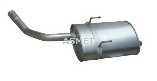 ASMET 30016 Глушник вихлопних газів кінцевий