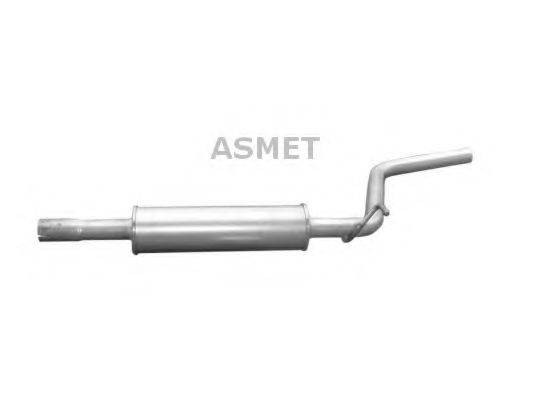 ASMET 03102 Середній глушник вихлопних газів