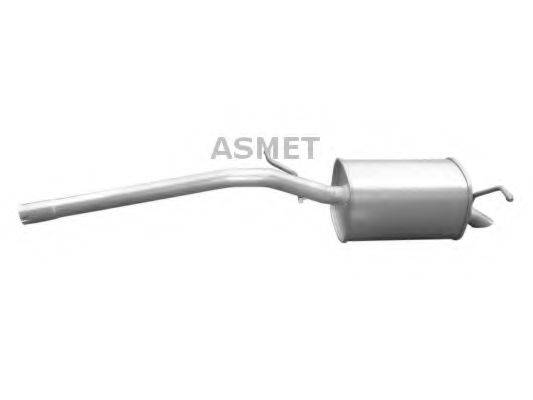 Глушитель выхлопных газов конечный ASMET 03.103
