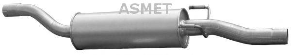 ASMET 02057 Средний глушитель выхлопных газов