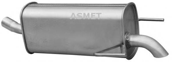 ASMET 05180 Глушник вихлопних газів кінцевий