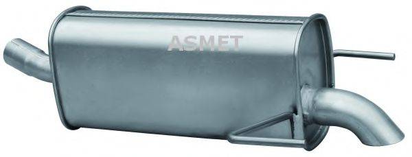 Глушник вихлопних газів кінцевий ASMET 05.183