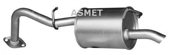ASMET 20020 Глушник вихлопних газів кінцевий