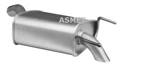 ASMET 05170 Глушитель выхлопных газов конечный