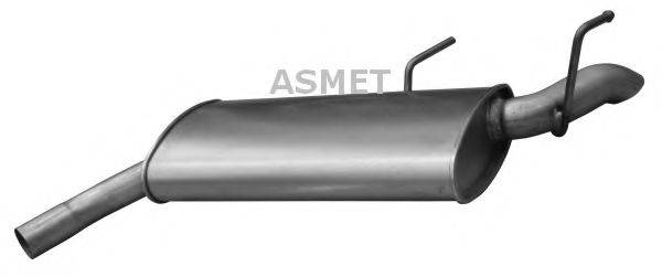 ASMET 05176 Глушник вихлопних газів кінцевий