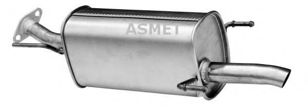 Глушник вихлопних газів кінцевий ASMET 05.160