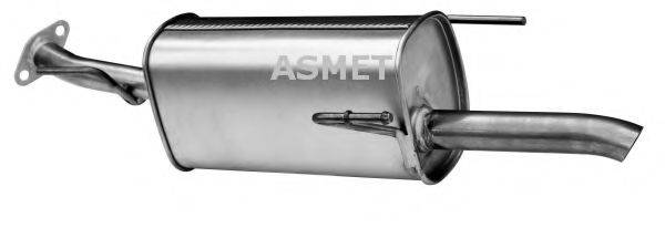 ASMET 05162 Глушитель выхлопных газов конечный