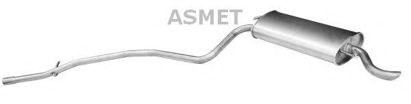 ASMET 16022 Глушитель выхлопных газов конечный