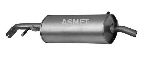 ASMET 09061 Глушитель выхлопных газов конечный