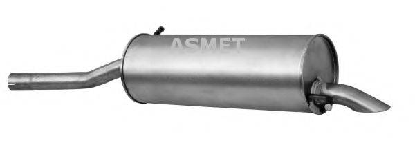 ASMET 09094 Глушитель выхлопных газов конечный