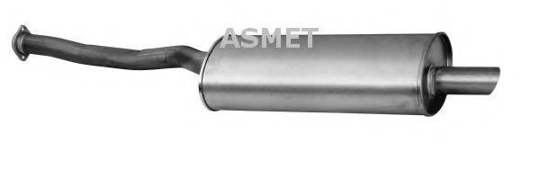 ASMET 12035 Глушитель выхлопных газов конечный