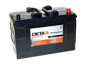 Стартерна акумуляторна батарея; Стартерна акумуляторна батарея DETA DG1100
