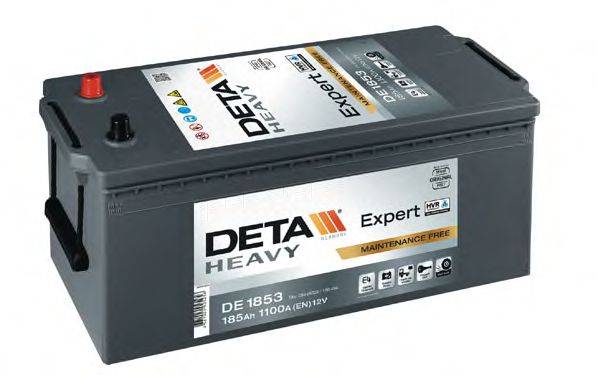Стартерна акумуляторна батарея; Стартерна акумуляторна батарея DETA DE1853
