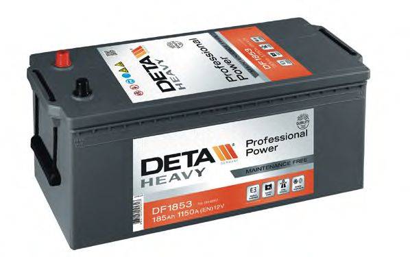 Стартерна акумуляторна батарея; Стартерна акумуляторна батарея DETA DF1853