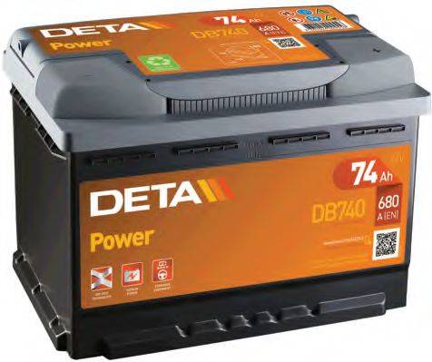 DETA DB740 Стартерная аккумуляторная батарея; Стартерная аккумуляторная батарея