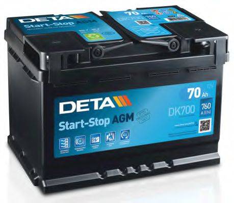 DETA DK700 Стартерна акумуляторна батарея; Стартерна акумуляторна батарея